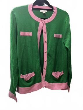 Charter Club XL Pink and Green Cardigan